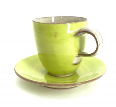 Espressotasse mit -unterteller