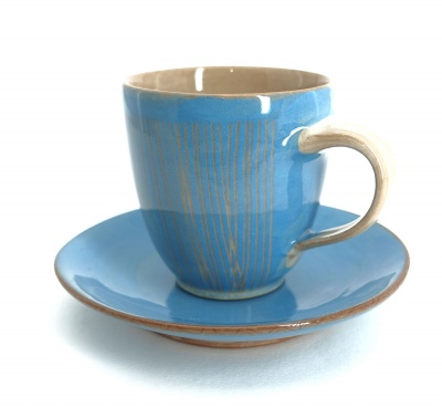 Espressotasse mit -unterteller
