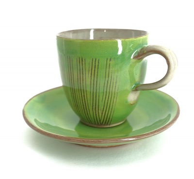 Espressotasse mit -unterteller