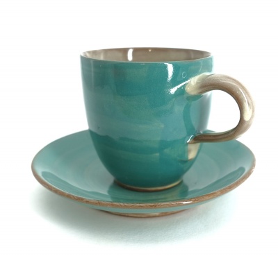 Espressotasse mit -unterteller