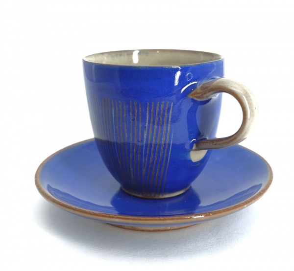 Espressotasse mit -unterteller