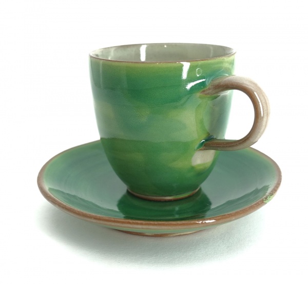 Espressotasse mit -unterteller