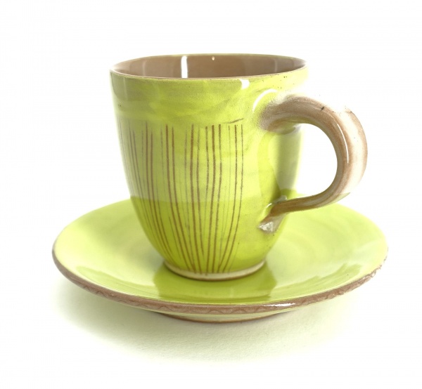 Espressotasse mit -unterteller
