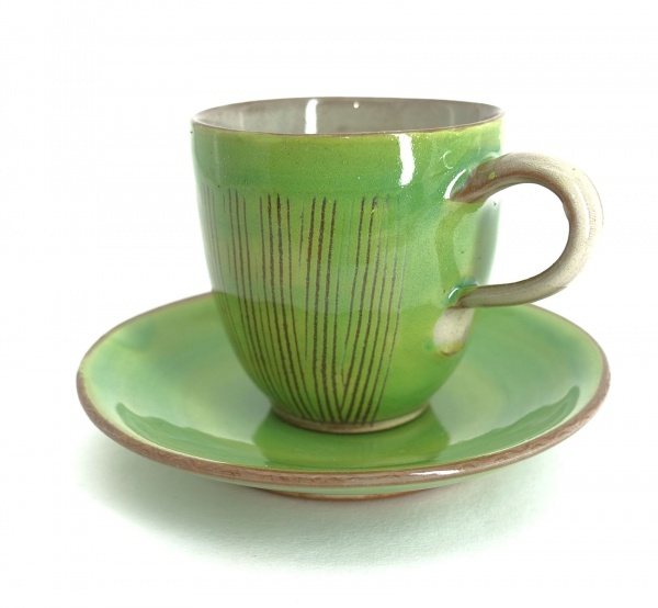 Espressotasse mit -unterteller