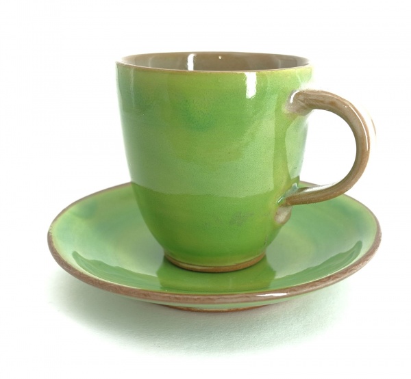 Espressotasse mit -unterteller