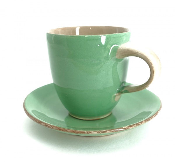 Espressotasse mit -unterteller