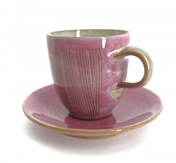 Espressotasse mit -unterteller