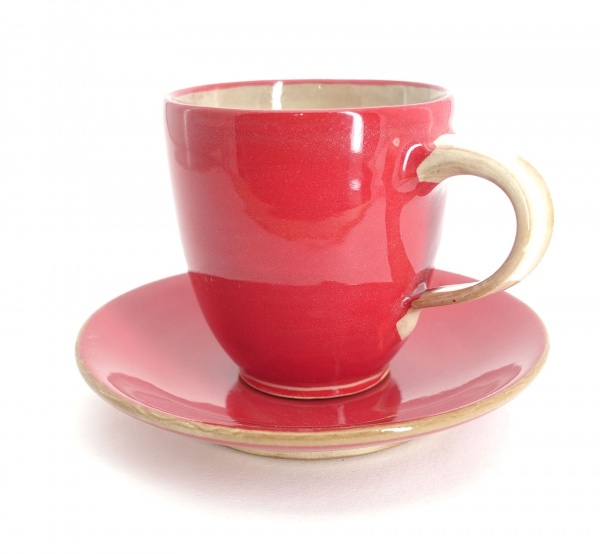 Espressotasse mit -unterteller