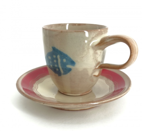 Espressotasse mit -unterteller