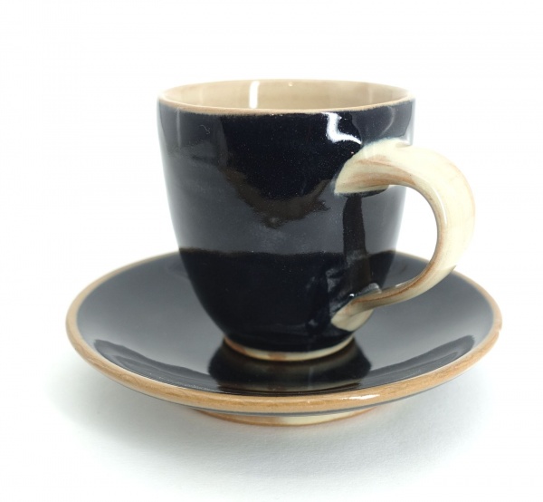 Espressotasse mit -unterteller